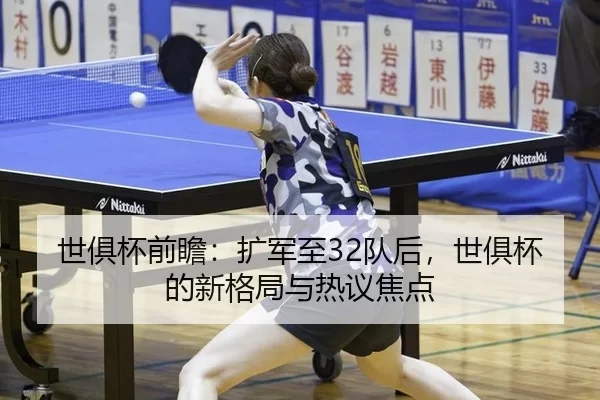 世俱杯前瞻：扩军至32队后，世俱杯的新格局与热议焦点